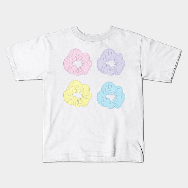 Scrunchie sticker Kids T-Shirt by snowshade